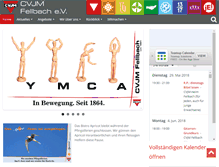 Tablet Screenshot of cvjm-fellbach.de
